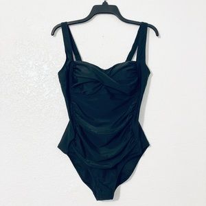 Firpearl One Piece Swimsuit (Black)